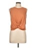 Lush Orange Sleeveless T-Shirt Size L - photo 1