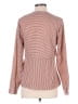 Hayden 100% Polyester Stripes Burgundy Long Sleeve Blouse Size L - photo 2