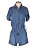 Black Label by C'est Toi 100% Tencel Blue Romper Size S - photo 1