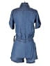 Black Label by C'est Toi 100% Tencel Blue Romper Size S - photo 2