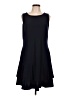 Last Tango Solid Black Casual Dress Size L - photo 1