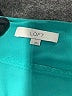 Ann Taylor LOFT 100% Polyester Teal Long Sleeve Blouse Size L - photo 7