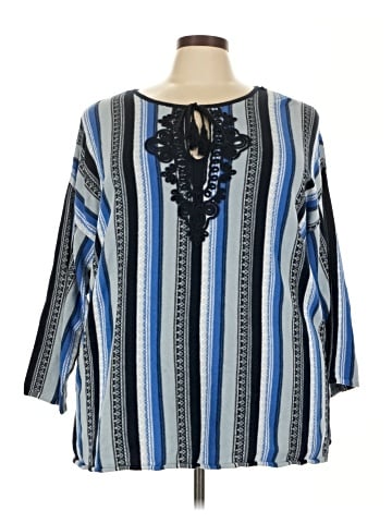 Ruby Rd. 3/4 Sleeve Blouse (view 1)