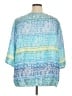 Catherines Blue 3/4 Sleeve Blouse Size 1X - photo 2