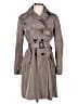 Valentino Gray Tan Trenchcoat Size 8 - photo 1