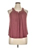 Unbranded 100% Polyester Burgundy Sleeveless Blouse Size 0X - photo 1