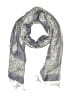 Assorted Brands 100% Rayon Gray Blue Scarf One size - photo 1