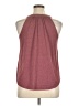 Unbranded 100% Polyester Burgundy Sleeveless Blouse Size 0X - photo 2