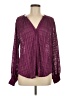 Unbranded Purple Long Sleeve Blouse Size M - photo 1