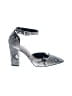 ABound Silver Gray Heels Size 8 1/2 - photo 1