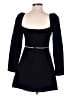 Self-Portrait 100% Polyester Black Cocktail Dress Size 4 - photo 2