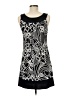 Wrapper Graphic Black Cocktail Dress Size M - photo 2