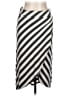 Athleta Stripes Silver Ivory Casual Skirt Size S - photo 1