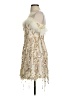 Assorted Brands 100% Polyester Stars Ivory Cocktail Dress Size XS - photo 5