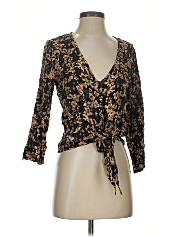 Hinge 3/4 Sleeve Blouse (view 1)