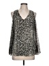 Jessica Simpson 100% Polyester Silver Sleeveless Blouse Size L - photo 1