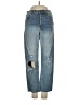 Whetherly Hearts Blue Jeans Size 24 waist - photo 1