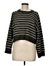 T Tahari Stripes Black Pullover Sweater Size M - photo 1