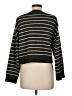 T Tahari Stripes Black Pullover Sweater Size M - photo 2