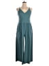 Halara Solid Teal Jumpsuit Size XL (petite) - photo 1