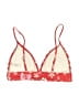 Unbranded Floral Red Swimsuit Top Size M - photo 2
