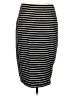 Apt. 9 Stripes Black Casual Skirt Size L - photo 2