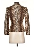 Rachel Roy Collection Animal Print Brown Gold Blazer Size 0 - photo 2