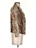 Rachel Roy Collection Animal Print Brown Gold Blazer Size 0 - photo 4