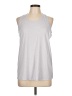 Athleta Silver Sleeveless T-Shirt Size L - photo 1