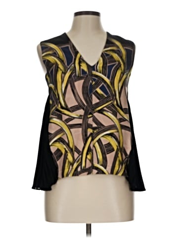 Yigal Azrouël New York Sleeveless Silk Top (view 1)