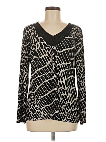 Dana Buchman Long Sleeve Blouse (view 1)
