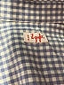 Il Gufo Checkered-gingham Blue Long Sleeve Button-Down Shirt Size 8 - photo 3