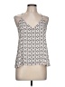 Wet Seal 100% Polyester Ivory Sleeveless Blouse Size L - photo 1