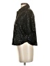 MICHAEL Michael Kors 100% Polyester Metallic Black Short Sleeve Blouse Size S - photo 5