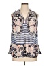 CAbi 100% Polyester Blue Sleeveless Blouse Size XL - photo 1