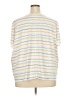 Ocean Pacific Stripes White Short Sleeve Top Size 3X - photo 2