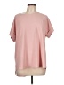 Entro 100% Polyester Pink Short Sleeve Top Size L - photo 1
