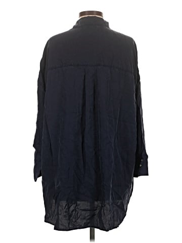 Zara TRF 3/4 Sleeve Button-Down Shirt (view 2)