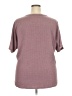 POSESHE Purple Short Sleeve Top Size 3X - photo 2