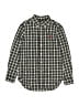 Chaps Checkered-gingham Gray Long Sleeve Button-Down Shirt Size M (kids) - photo 1