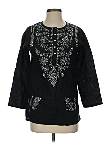 Calypso by Christiane Celle 3/4 Sleeve Blouse (view 1)