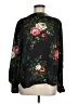 Ann Taylor LOFT 100% Polyester Floral Black 3/4 Sleeve Blouse Size M - photo 1