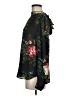 Ann Taylor LOFT 100% Polyester Floral Black 3/4 Sleeve Blouse Size M - photo 5
