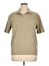 Zara Tan Short Sleeve Polo Size XL - photo 1