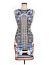 Unbranded Graphic Blue Cocktail Dress Size M - photo 1