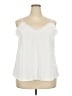 Unbranded White Sleeveless Blouse Size 2X - photo 1