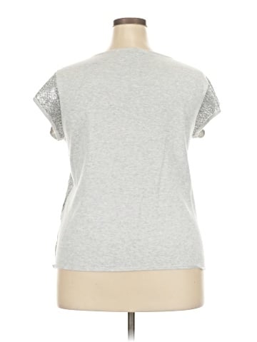 Joan Vass Short Sleeve Top (view 2)