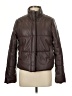 Ci Sono 100% Polyurethane Solid Brown Jacket Size M - photo 1