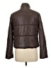 Ci Sono 100% Polyurethane Solid Brown Jacket Size M - photo 2