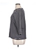 Lands' End Stripes Black 3/4 Sleeve Top Size 1X - photo 5
